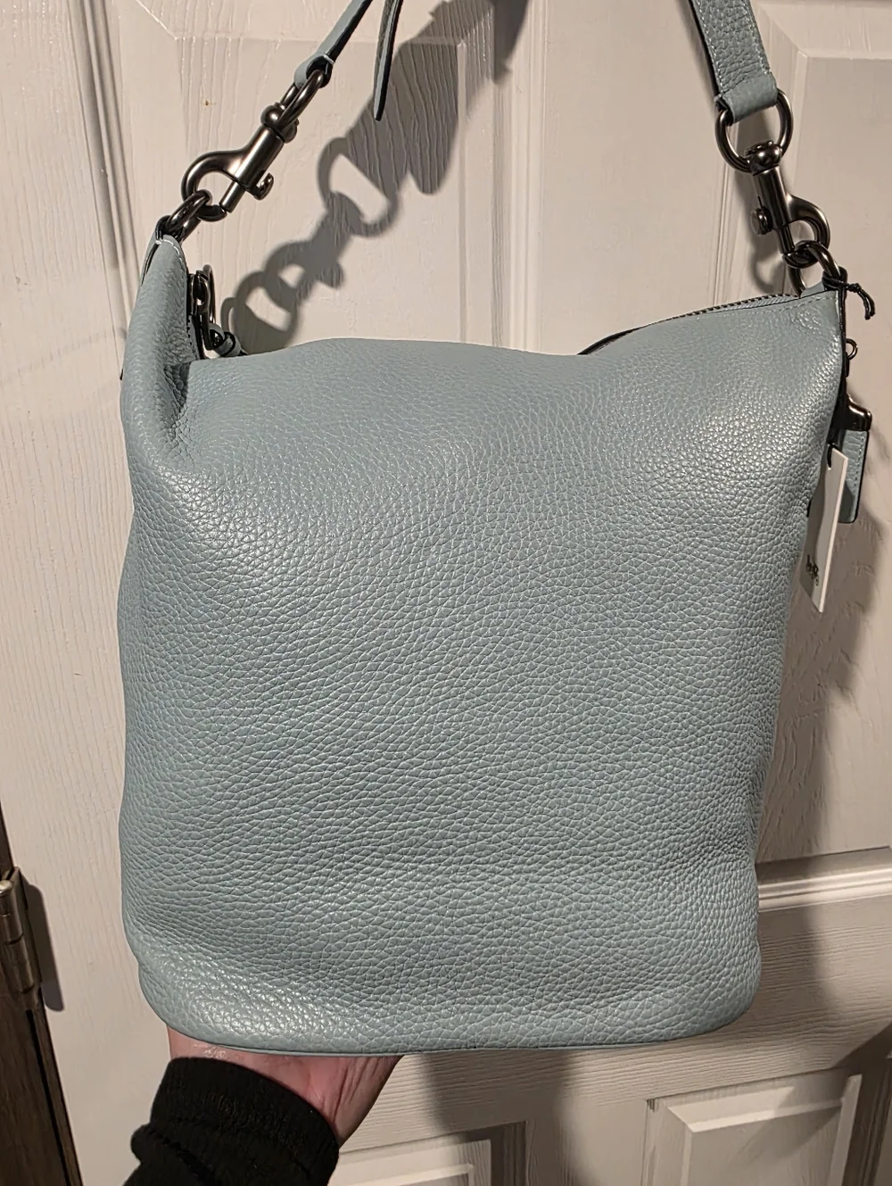 COACH Duffle 20 1941 Archive Crossbody Leather Shoulder Blue - Picture 5 of 17